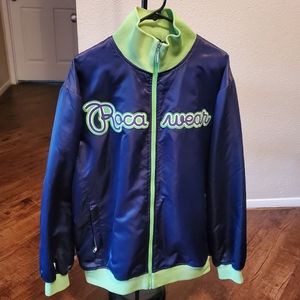 Navy Blue Green Silky Rocawear for men